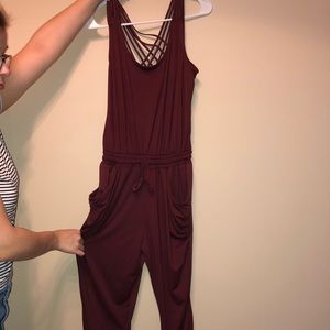 Maroon romper